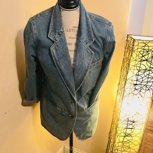 You want me jean blazer